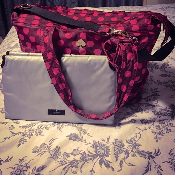 kate spade Bags Kate Spade Sophia Grace Apple Diaper Bag Poshmark